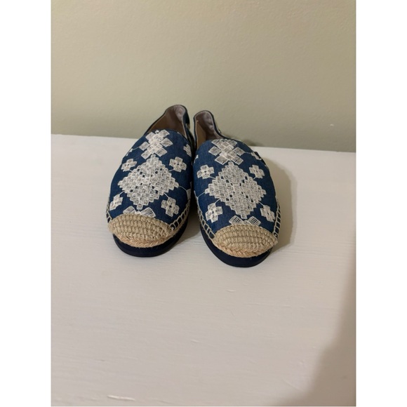Botkier Sara Embroidered Platform Espadrille Flats - 6.5 - Picture 7 of 8